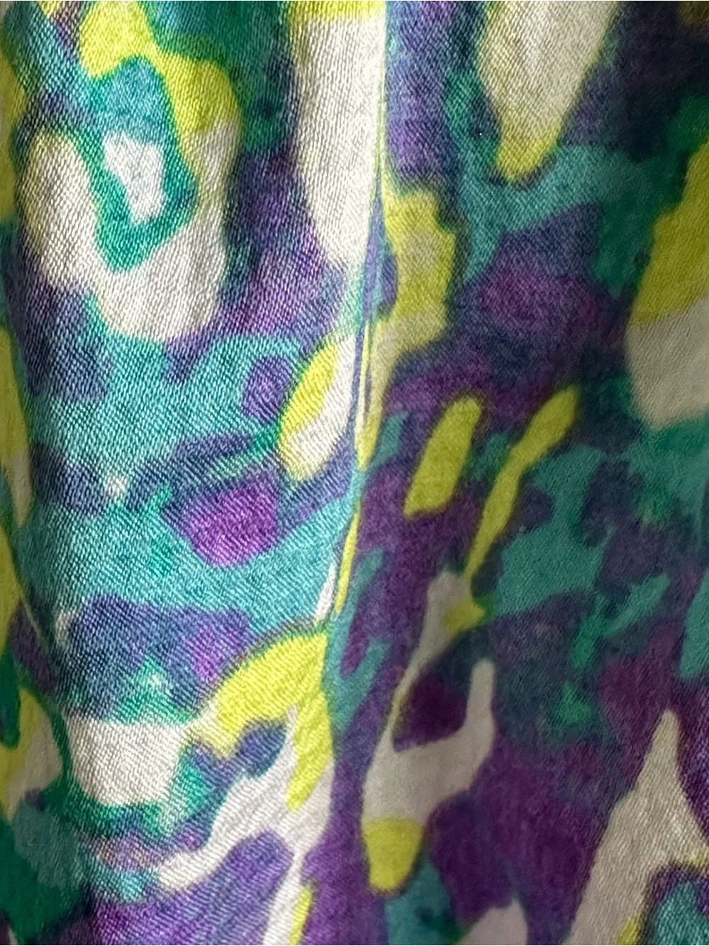 Anne Klein Colorful Abstract Print Sleeveless Tank Top. Size Large